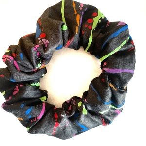 Creative Plant Splatter Scruchie ( poly cotton )
